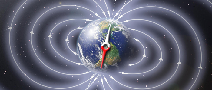 Schematic illustration of Earth’s magnetic field (Courtesy of NASA-Credit/Copyright: Peter Reid, The University of Edinburgh)