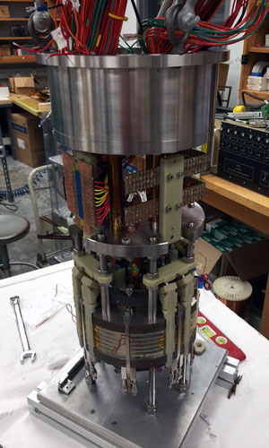 This YBCO test coil helped the MagLab set a new world record for superconducting magnets: 27 teslas.